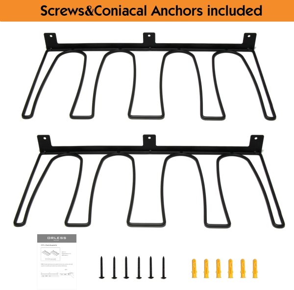 ORLESS Wader Hangers 4-Pair Boot Rack Garage Boot Storage, Cowboy Boot Holder, Metal Wire Organizer for Entryway - Image 7